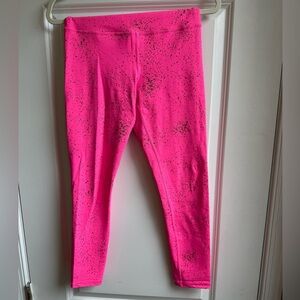 ZYIA Bright Pink Shimmer Leggings